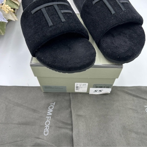 Men’s Tom Ford toweling velvet slipper size 8, made in Italy main image 7